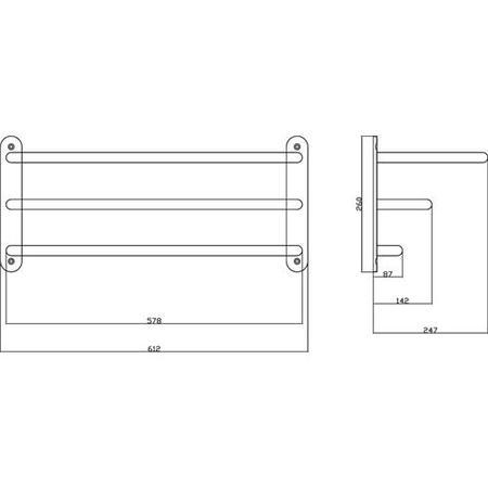 3 Tier Towel Rack