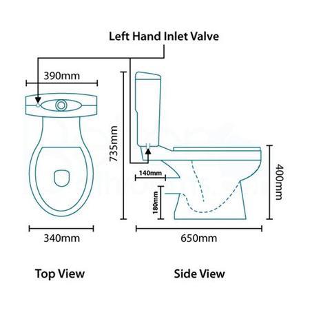 Cosmo Toilet and Seat