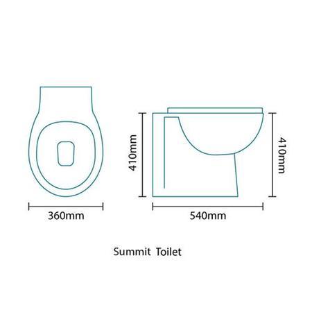 Tampa (Vail) Back To Wall Pan &  Seat