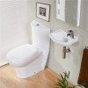 Prima 360mm Close Coupled Toilet and  Wallhung Basin Cloakroom Suite