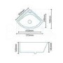 Cosmo Corner Cloakroom Basin