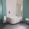 1550 Impressions Luxury Right Handed 11 Jet Whirlpool Bath With Straight Screen-BetaCast UPGRADE