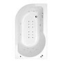 1550 Impressions Luxury Right Handed Hydrotherapy Bath With Straight Screen-Standard Bath