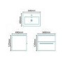 Eden 60 Wall Mounted Vanity Unit