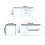 Eden 120 Wall Mounted Vanity Unit