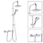 Vision Riser Slide Shower Rail Kit with Minimalist Deluxe Valve