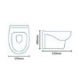 Paris Wall Hung Toilet and Seat