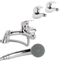 Alfa Basin Taps & Bath Shower Mixer Pack