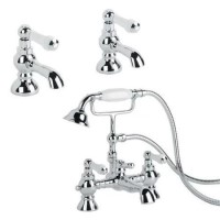 Cambridge Basin Tap and Bath Shower Mixer Pack