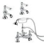Cambridge Basin Tap and Bath Shower Mixer Pack
