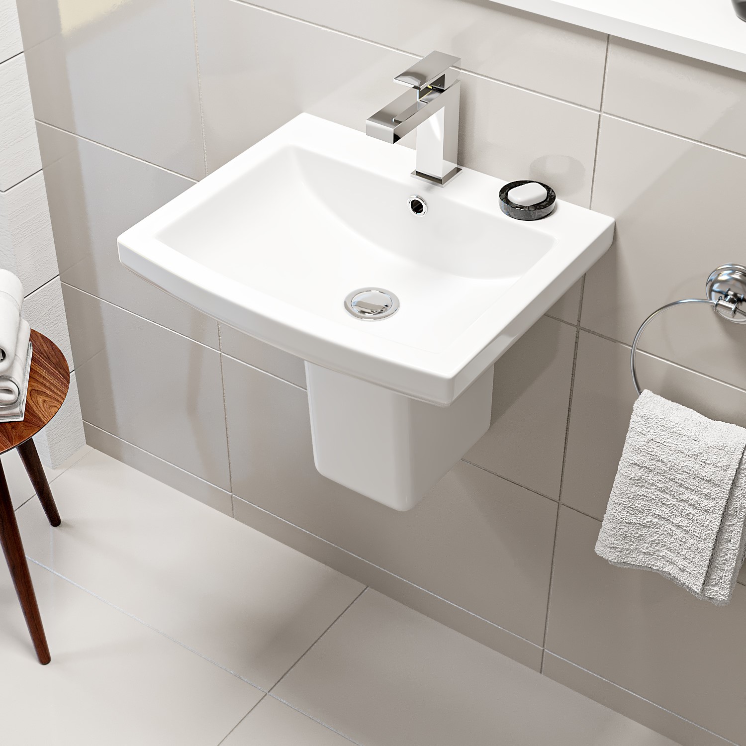 Tabor Close Coupled Toilet And Semi Pedestal Basin Suite Better Tabor Close Coupled Toilet And Semi Pedestal Basin Suite Better
