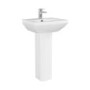 Rectangular Pedestal Basin 460mm - Tabor