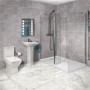 Aqualine 8mm 1400 x 900 Walk In Enclosure & Ultralite Shower Tray with Tabor Suite