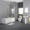 Tabor 1700 Bathroom Suite Including Taps and Waste
