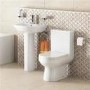 Dee Close Coupled Toilet and Full Pedestal Basin Suite