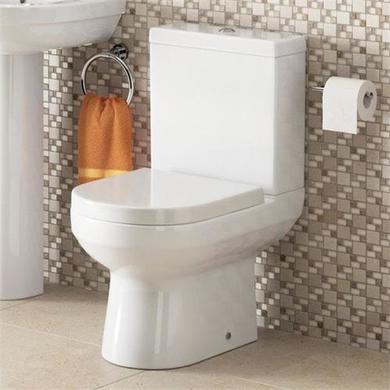 Dee Close Coupled Toilet and Full Pedestal Basin Suite