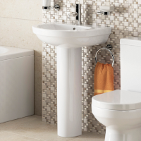 Modern Pedestal Basin 540mm - Dee