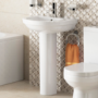 Modern Pedestal Basin 540mm - Dee