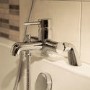Focus Deck Mounted Bath Shower Mixer