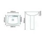 Revive Basin and Pedestal - No Waste or tap