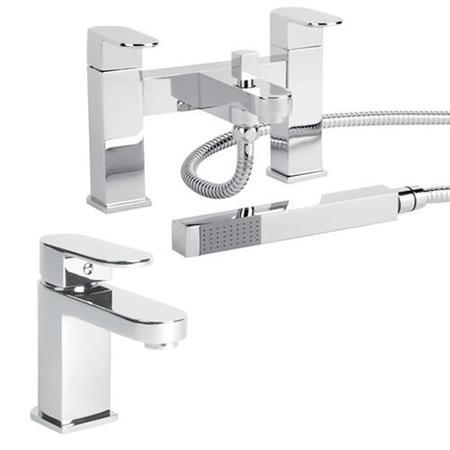 Como Basin Mixer & Bath Shower Mixer Tap Pack