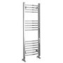 Eco Heat 1200 x 400mm Curved Chrome Heated Towel Rail