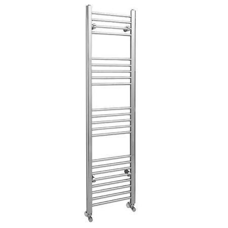 Eco Heat 1600 x 400mm Straight Chrome Heated Towel Rail