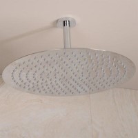 UltraThin Designer Round 300mm Shower Head & Ceiling Arm