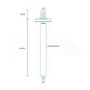 UltraThin Designer Round 300mm Shower Head & Ceiling Arm