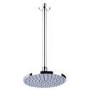 Cirk Round 180mm Shower Head & Ceiling Arm