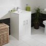 500mm Vanity Unit 2 Door with Basin White - Aspen