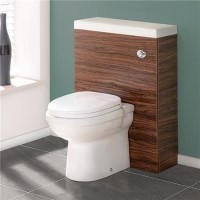 TD60 Walnut WC Unit with Impressions Pan