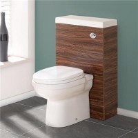 TD50 Walnut WC Unit with Impressions Pan
