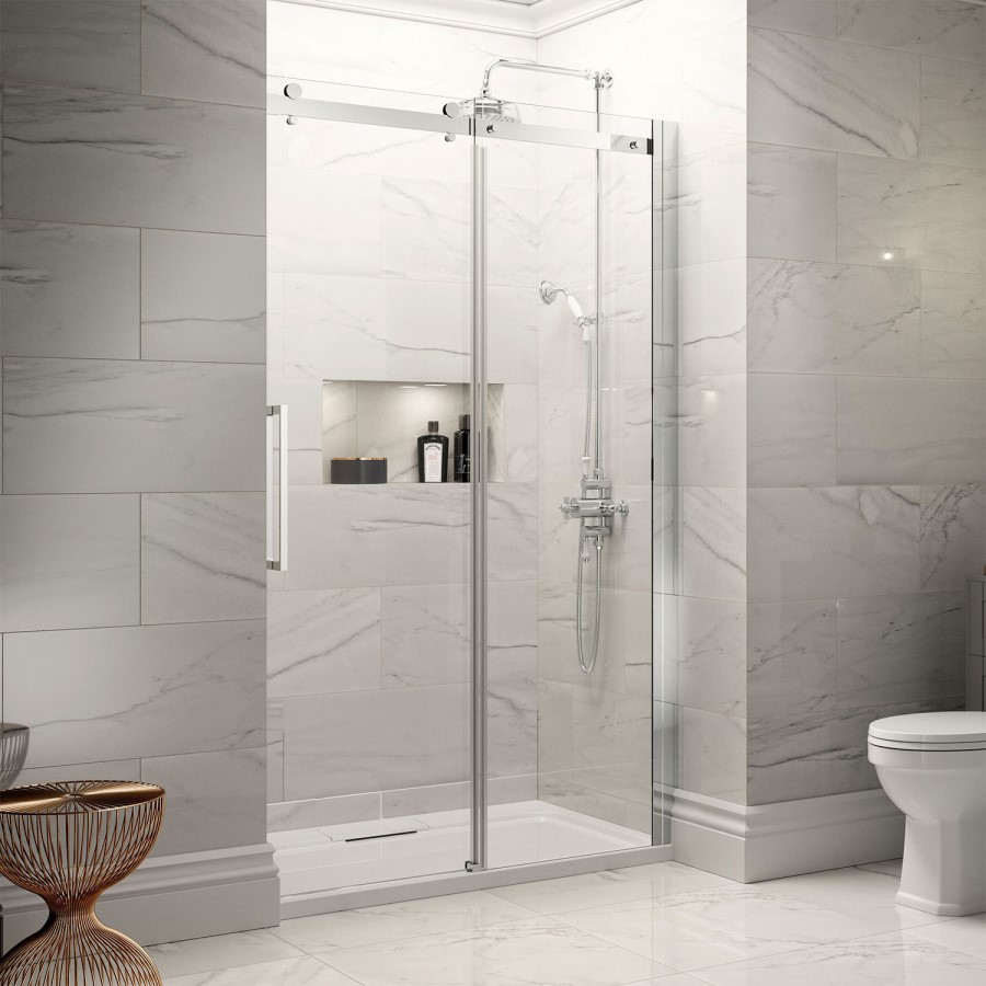 1200mm Sliding Door 8mm Glass - Aquafloe Elite II