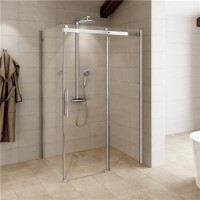 1200 x 900 Aquafloe Elite 8mm Sliding Shower Enclosure Standard Glass
