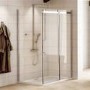 1200 x 900 Aquafloe Elite 8mm Sliding Shower Enclosure Standard Glass