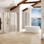 1200 x 900 Aquafloe Elite 8mm Sliding Shower Enclosure Standard Glass