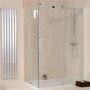 1200 x 900 Aquafloe Elite 8mm Sliding Shower Enclosure Standard Glass