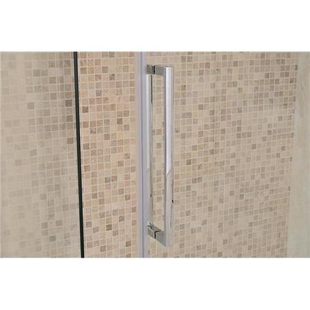 Aquafloe Elite ll 8mm 1200 x 800 Easy Clean Frameless Sliding Enclosure with Shower Tray