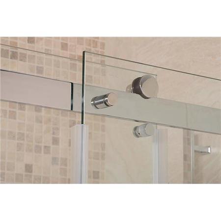 Aquafloe Elite ll 8mm 1200 x 800 Easy Clean Frameless Sliding Enclosure with Shower Tray