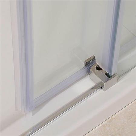 Aquafloe Elite ll 8mm 1200 x 800 Easy Clean Frameless Sliding Enclosure with Shower Tray