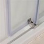 Aquafloe Elite ll 8mm 1200 x 800 Easy Clean Frameless Sliding Enclosure with Shower Tray