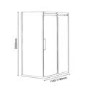 1200 x 900mm Sliding Shower Enclosure - Aquafloe Elite II