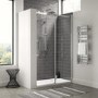 1200mm Frameless Sliding Shower Door Shower Tray - Aquafloe Elite II