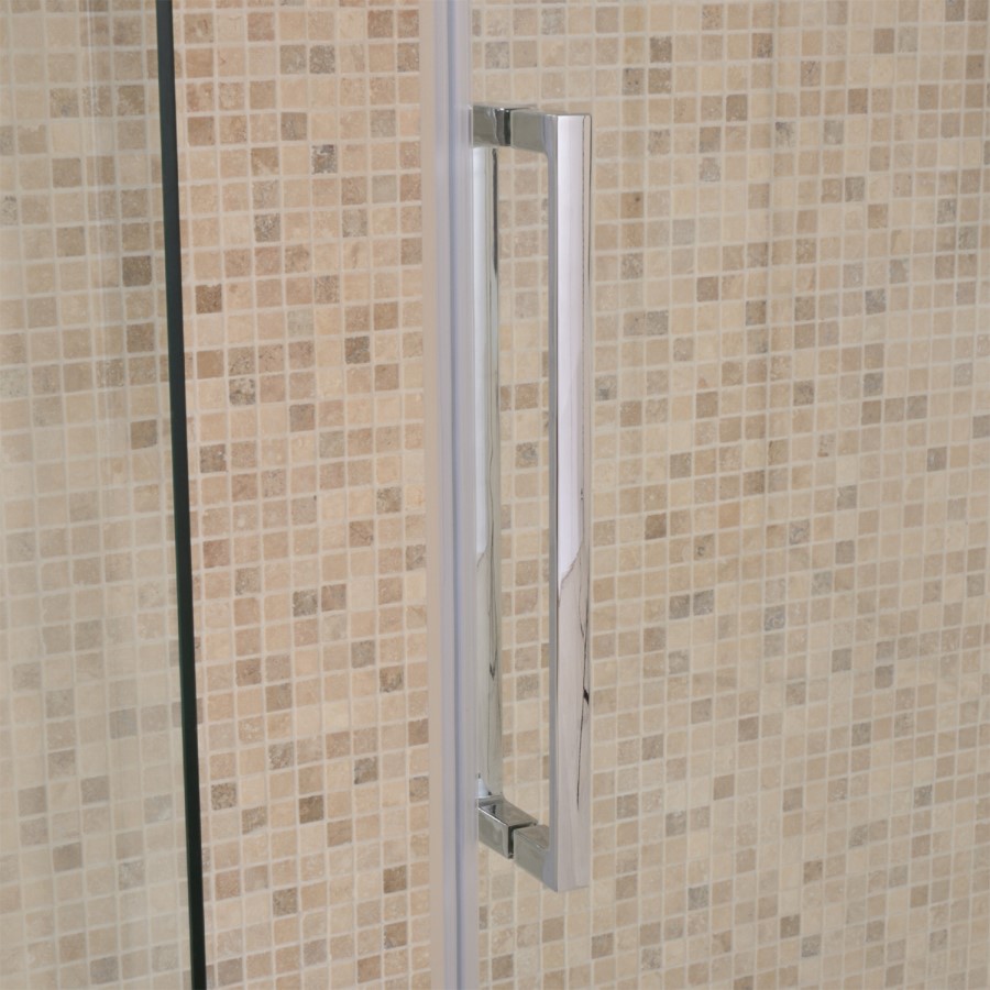 1200 x 800mm Sliding Enclosure with Shower Tray 8mm Glass - Aquafloe Elite II