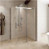 Sliding Shower Enclosure 1400 x 800mm - 8mm Easy Clean Glass - Aquafloe Elite Range