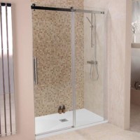 8mm 1400 Sliding Door with Silhouette Tray - Aquafloe Elite II Range
