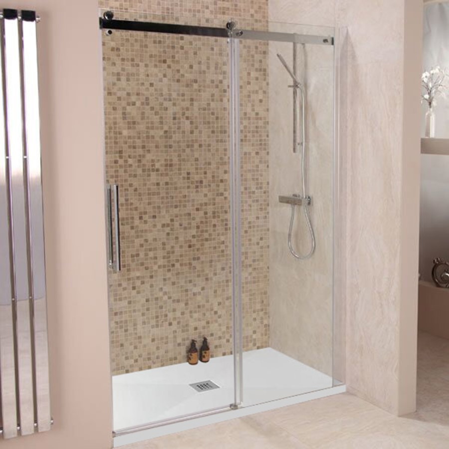 8mm 1400 Sliding Door with Silhouette Tray - Aquafloe Elite II Range