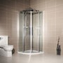 1000mm Quadrant Shower Enclosure 8mm Glass - AquaFloe Elite ll