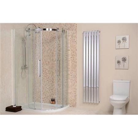1200 x 800 Aquafloe Elite ll 8mm Left Hand Offset Quadrant Enclosure